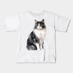 Cymric Cat Kids T-Shirt